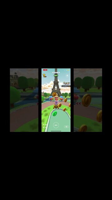 Mario Kart Tour - Strawberry Crepe Gameplay (2nd Anniversary Tour Tier Shop Glider Reward)