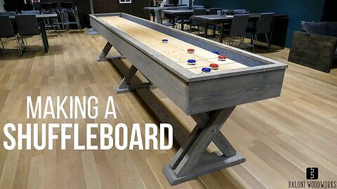 Making a SHUFFLEBOARD! (Brunswick Style)