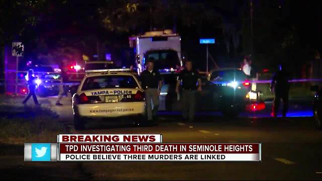 Suspicious death in Seminole Heights possibly connected to 2 other shooting deaths