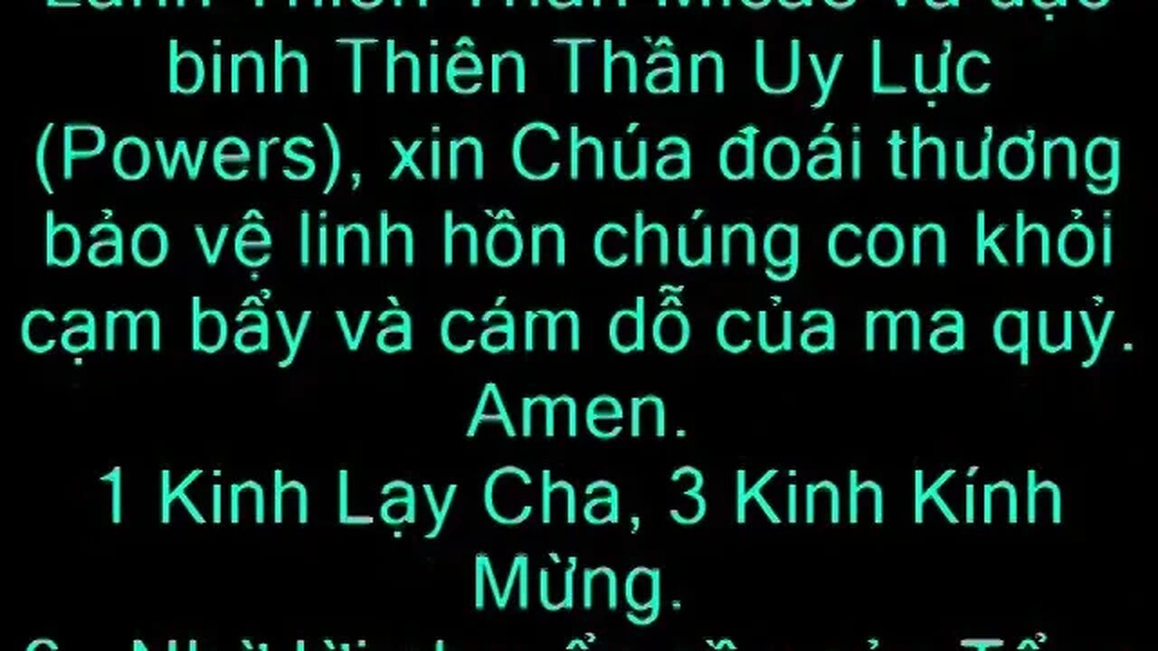 THIÊN CHÚA CHA KÊU GỌI MỘT THÁNG CẦU NGUYỆN TỪ 2 THÁNG 9 TỚI 2 THÁNG 10 LÀ HẾT..(Lorena,..)