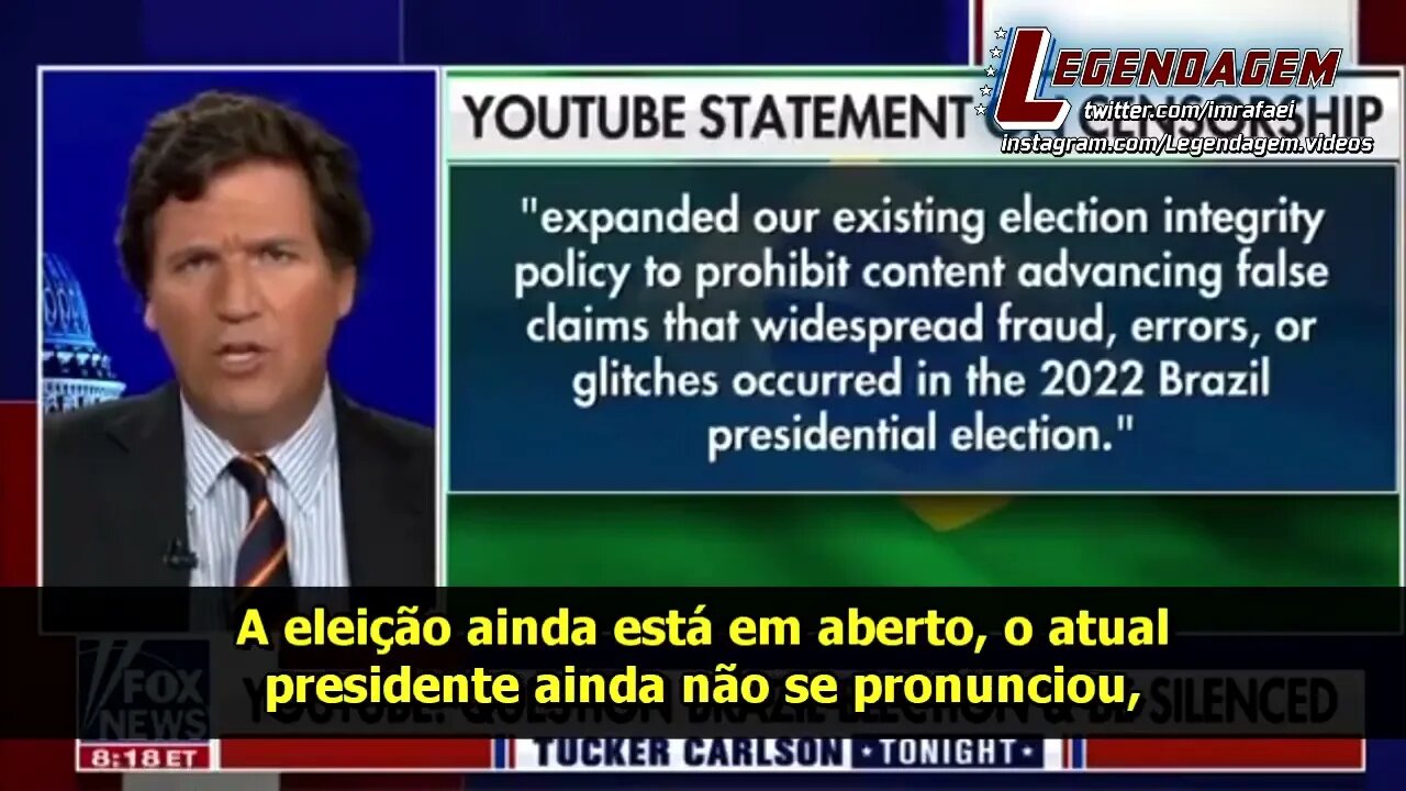 Tucker Carlson sobre o Segundo Turno