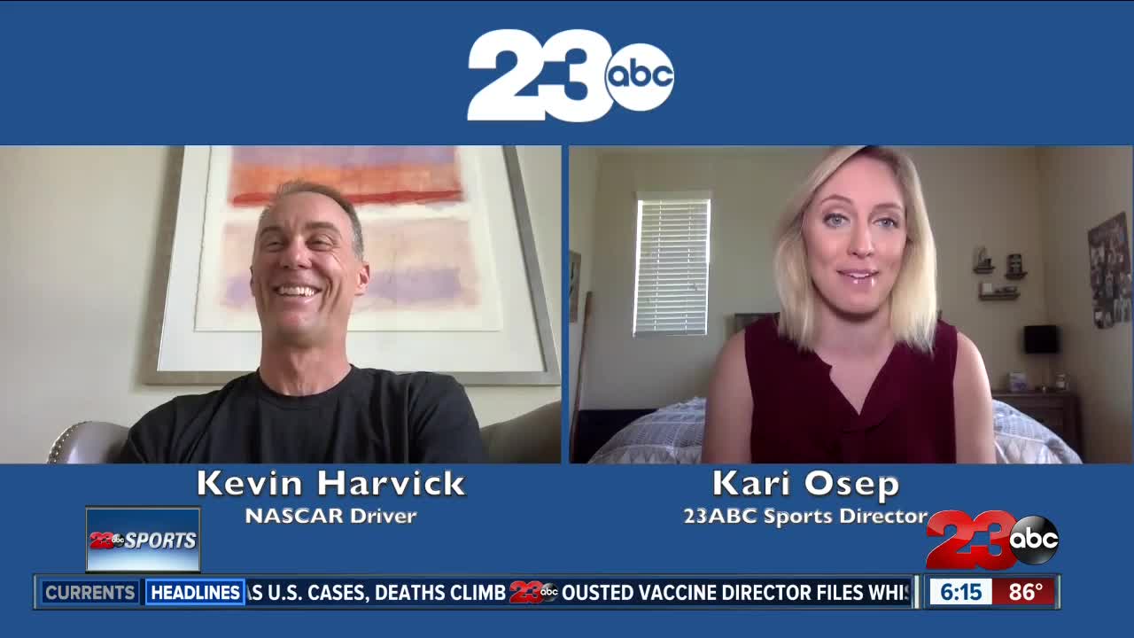 Part One: Kari Osep catches up Kevin Harvick ahead of NASCAR's return