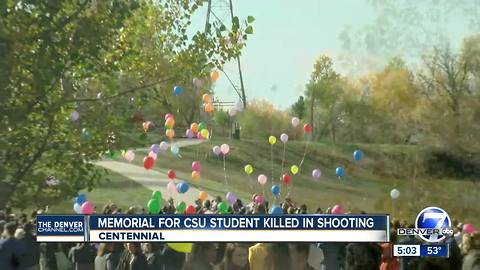 Balloons released in memory of CSU shooting victim