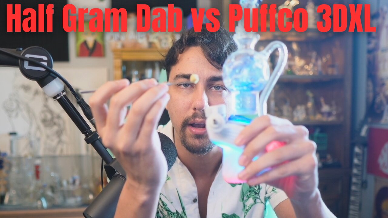 Half Gram Live Rosin Dab vs. New Puffco 3DXL Chamber!!