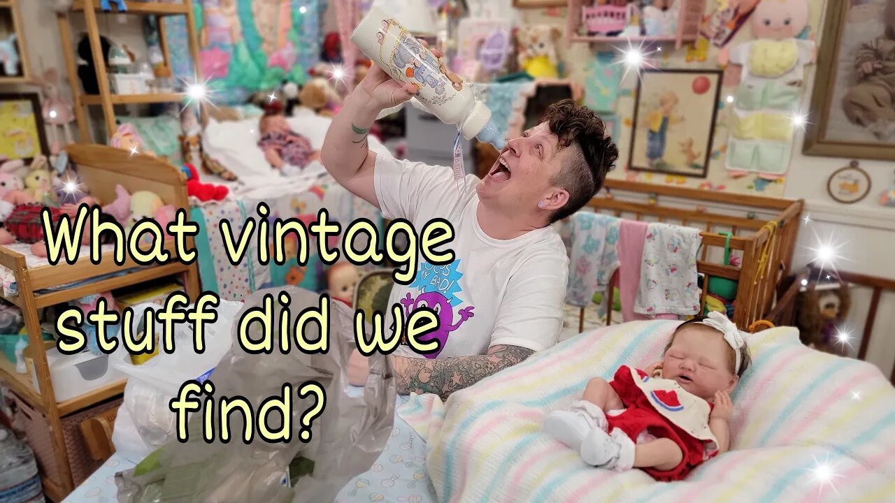 nlovewithreborns2011 is live! Thrift Store Haul| Changing Silicone & Reborns into Vintage Baby Gowns
