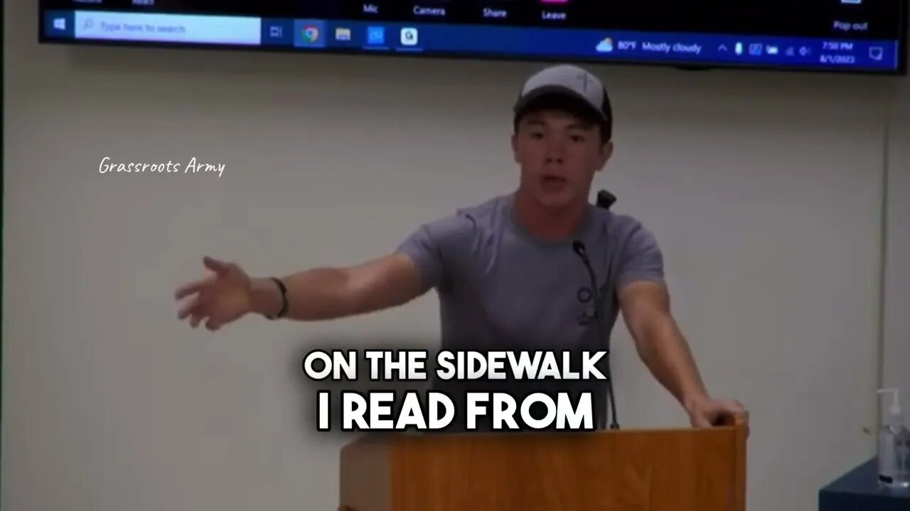 Young Man Who Was Arrested For Reading The Bible At A Drag Queen Event, Speaks To The City Council