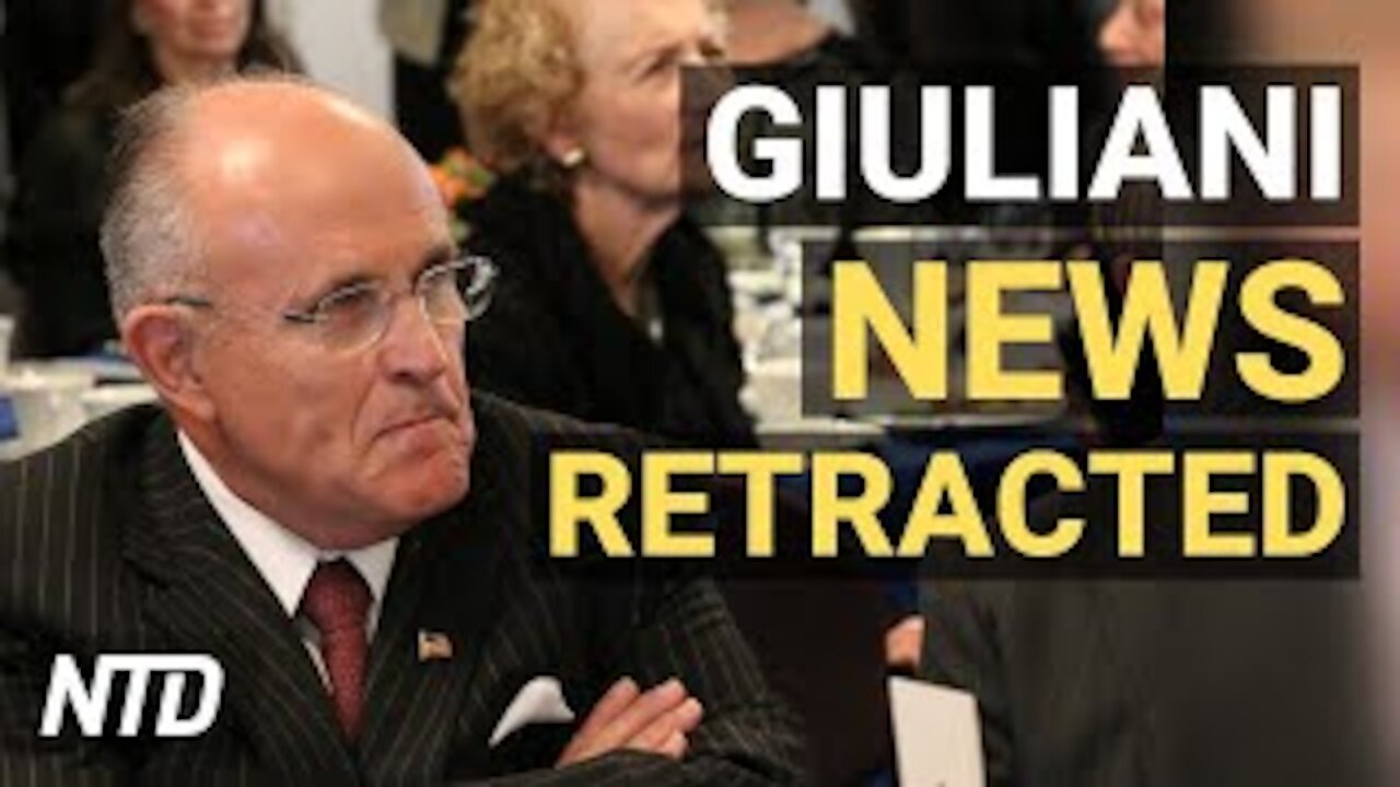 Mainstream Media Retracts Giuliani News; No Prosecution for Many Portland Riot Cases | NTD