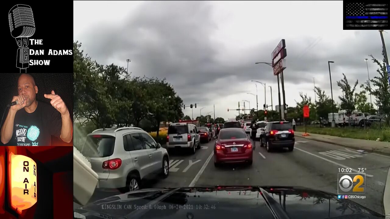 Man stuck in traffic as wild broad daylight shootout with fully automatic gunfire unfolds in Chicago