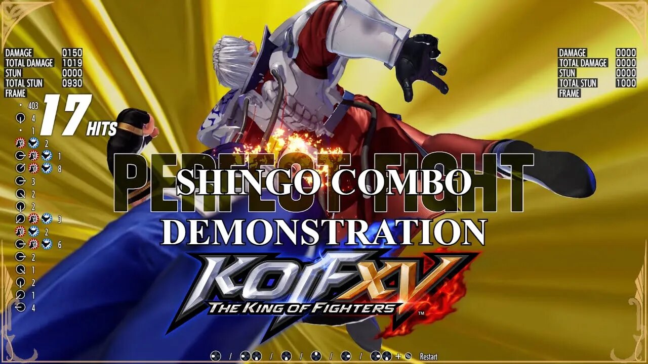 The King of Fighters XV — Shingo "Maxmode" Combo | Xbox Series X