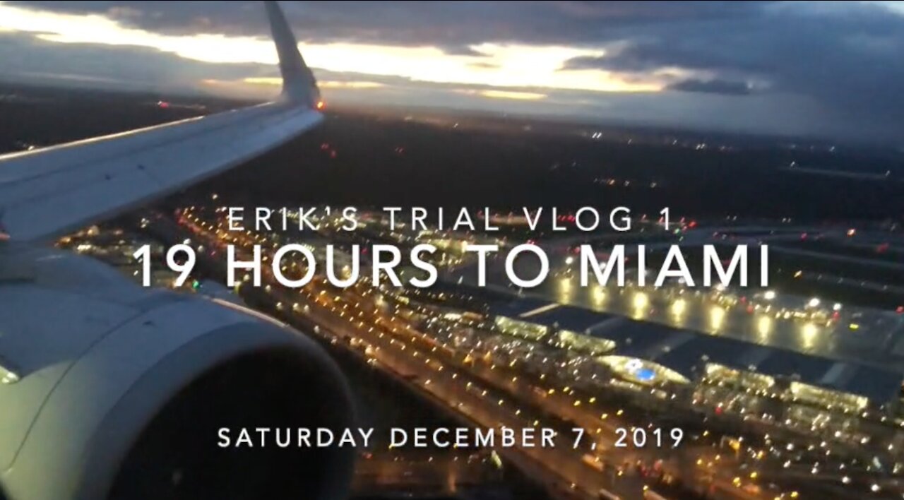 Flight Review Video 1: Last Flights Before COVID-19 - Home to Miami! (12/2019)