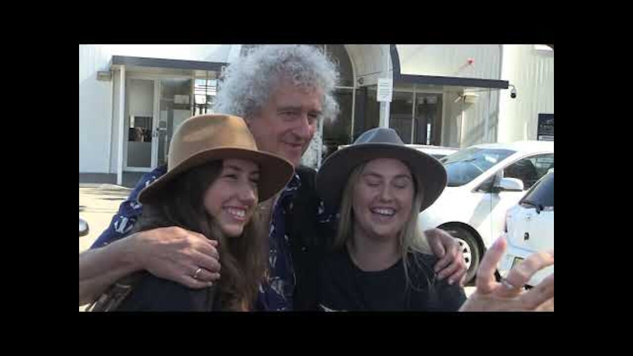 'Queen's Brian May first words after ch7 cameraman scuffle as band hits Sydney '