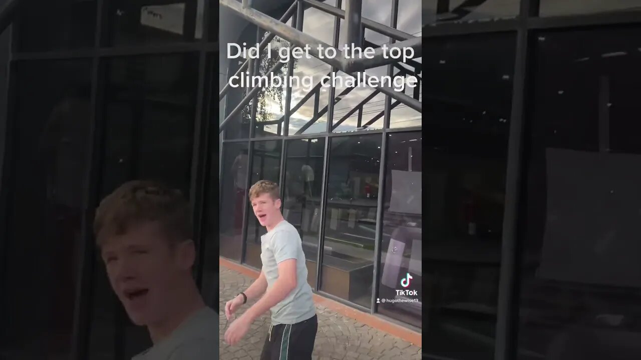Did I get to the top climbing challenge #gym