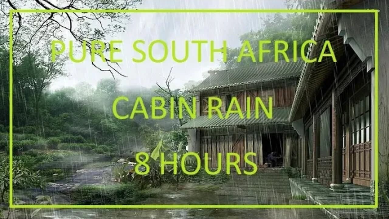 8 HOURS OF CABIN RAIN | Help You Sleep Better. Calming Nature Sounds