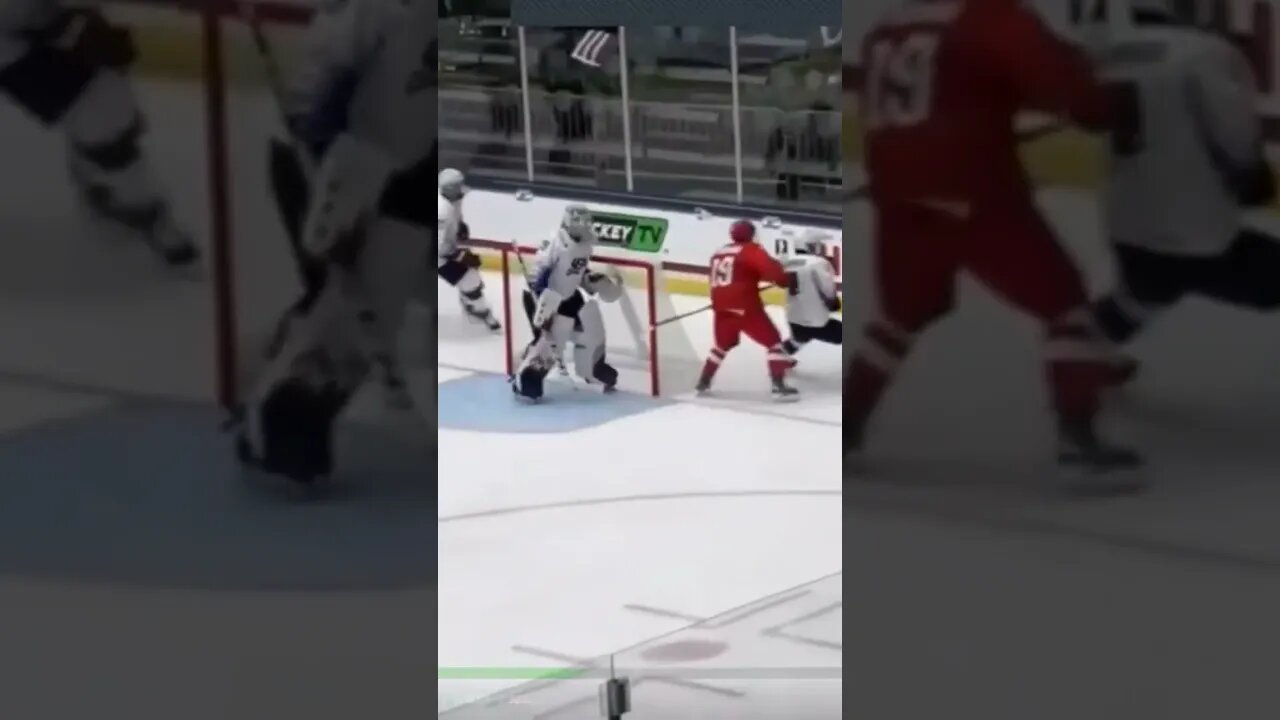 Defensemen cutting hands to get 1st touch