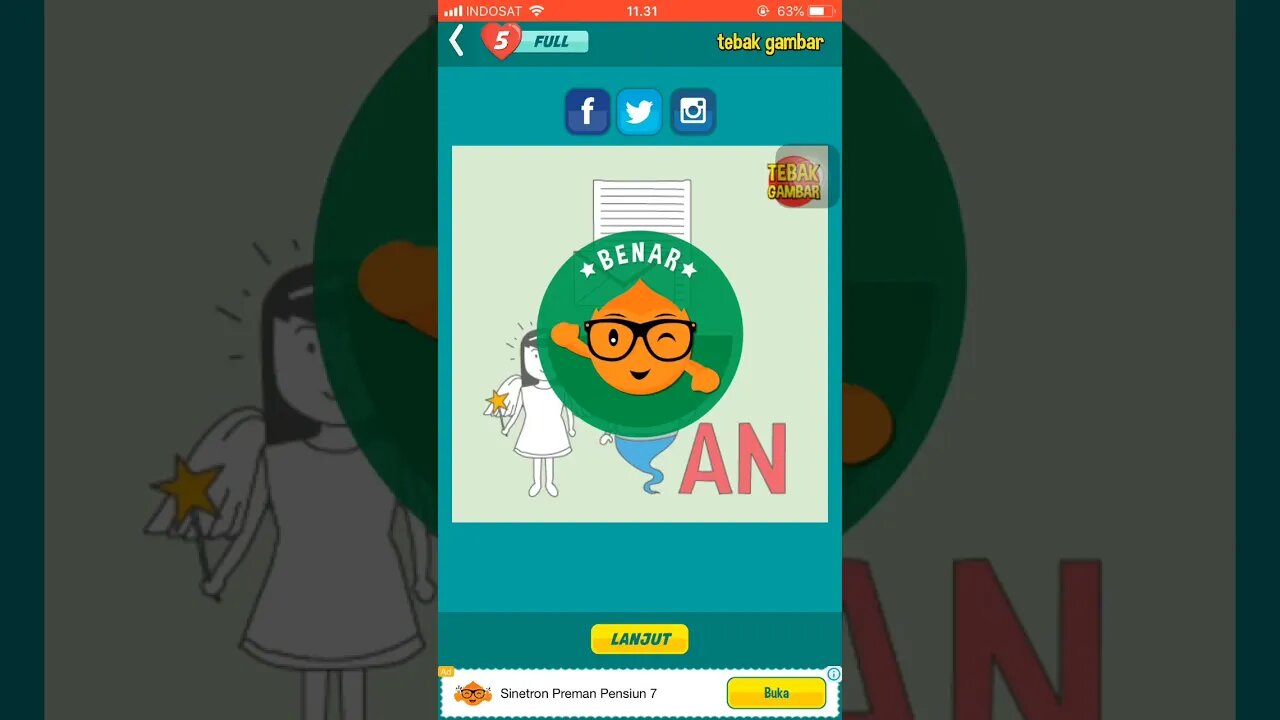 LVL 4/11 #shorts #tebakgambar