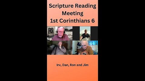 Scripture Reading 1st Corinthians 6, Date 5/22/2023