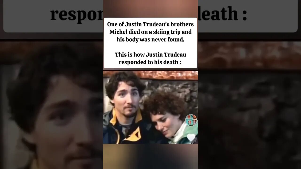 How did Trudeau respond to his brothers death? #Engage #PoliticalDiscussion #Democracy #Canadian