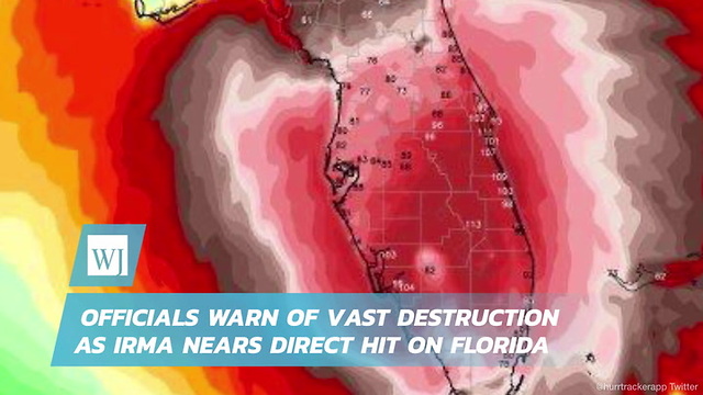 Officials Warn Of Vast Destruction As Irma Nears Direct Hit On Florida