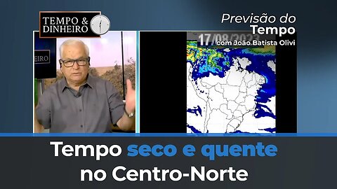 Passagem de uma frente fria que derruba temperaturas nos três estados do Sul