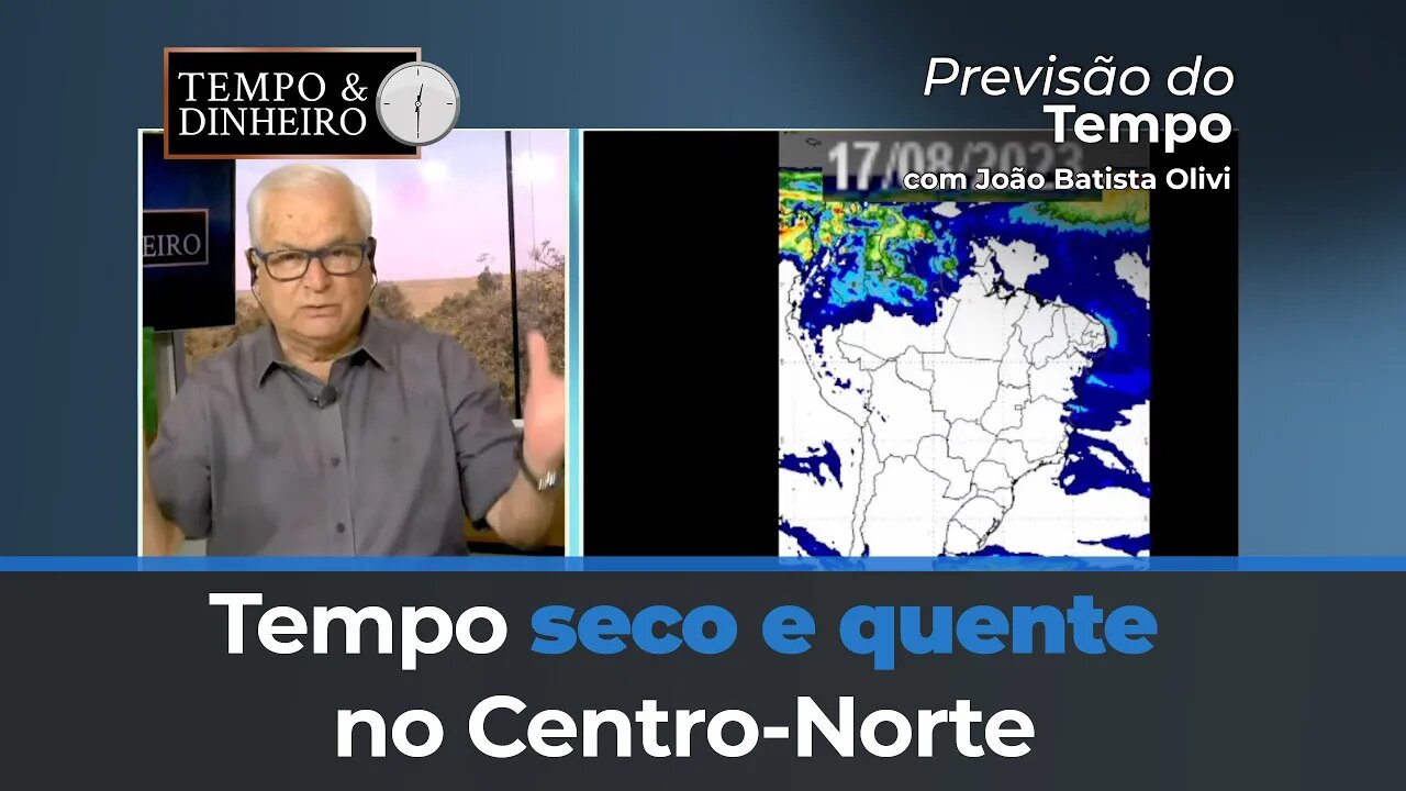 Passagem de uma frente fria que derruba temperaturas nos três estados do Sul