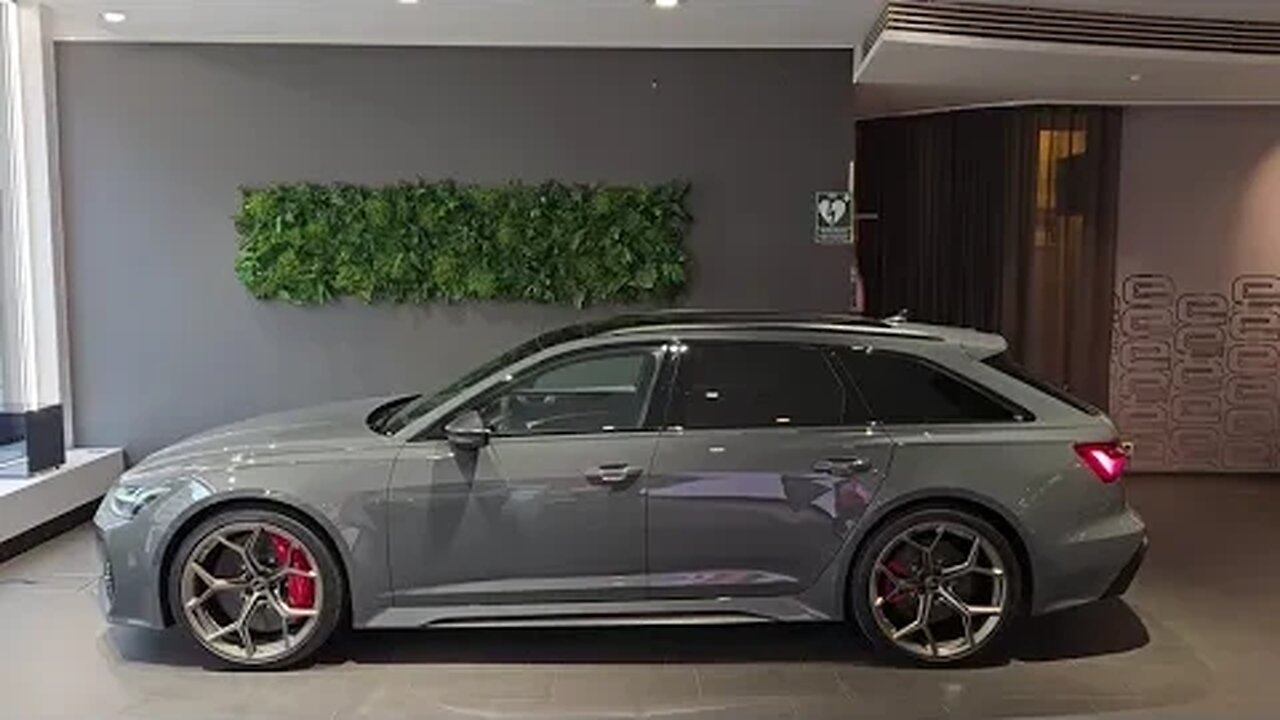 630 HP Audi RS6 Performance with Matte Neodymium Gold Lamborghini Urus wheels [4k 60p]