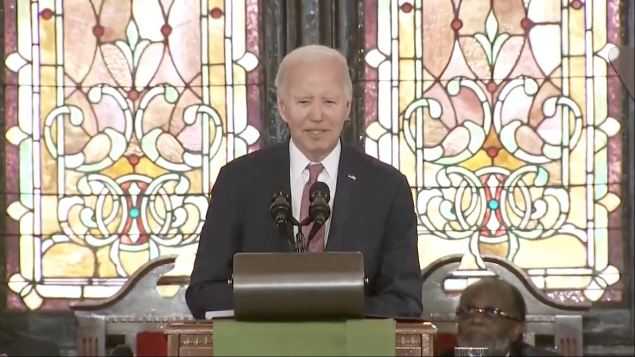 Joe Biden Attends Black Church, Claims He 'Started Civil Rights Movement' (VIDEO)