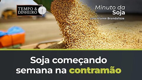 Soja começando semana na contramão