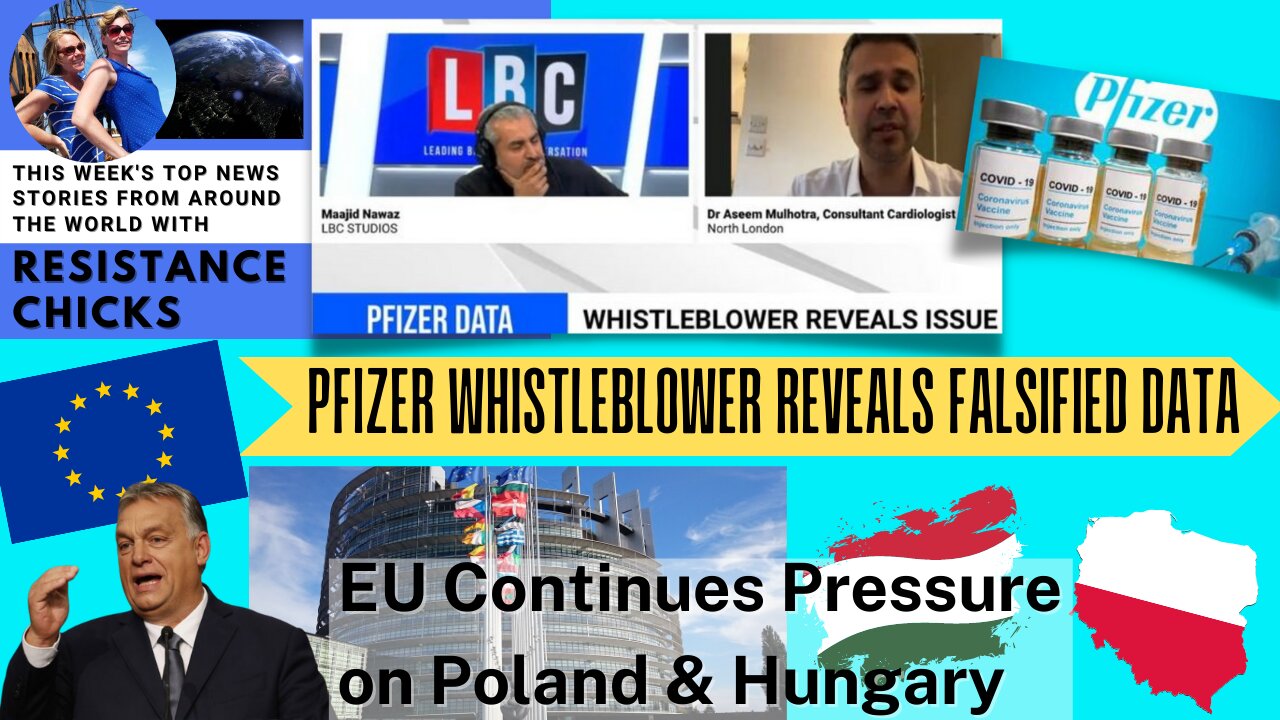 Pfizer Whistleblower Reveals Falsified Data; EU Continues Pressure on Poland & Hungary 11/7/2021