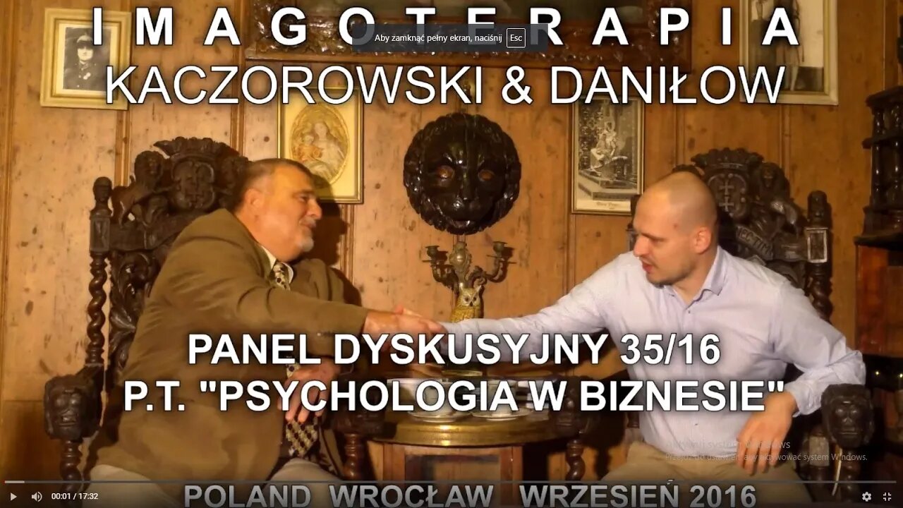 PSYCHOLOGIA W BIZNESIE - UZYSKANIE SUKCESU ŻYCIOWEGO, ZAWODOWEGO I FINANSOWEGO/ 2016 ©TV - IMAGO