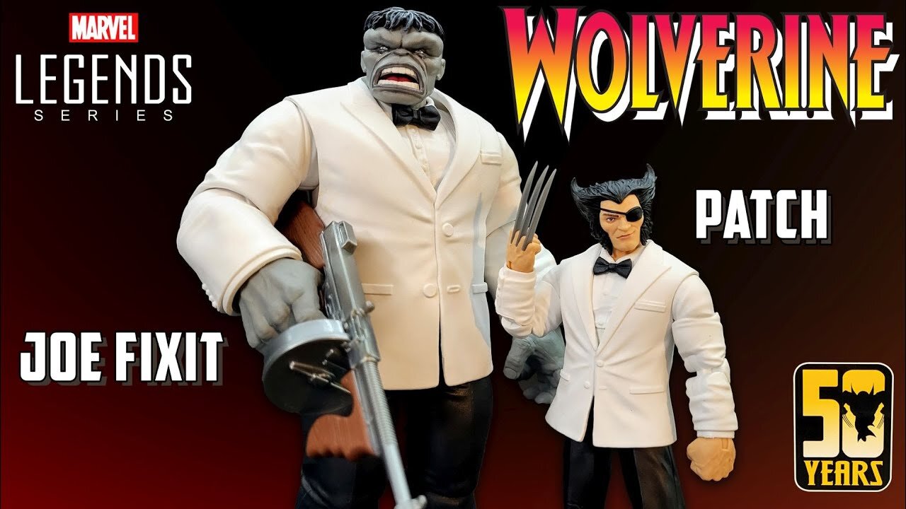 Marvel Legends Series Patch and Joe Fixit 2-Pack | Wolverine 50th Anniversary | Action Figure Review