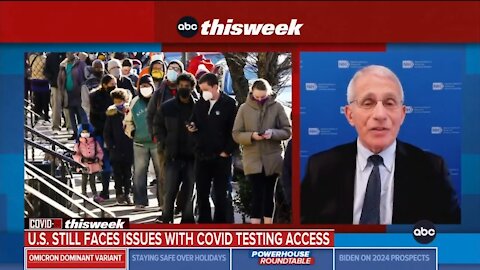 Fauci: Biden Admin's Failure Of COVID Testing Frustrates Me