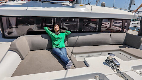 【Pacific Boat Show】Lagoon 450S Catamaran, Jeanneau 349 monohull sailboat