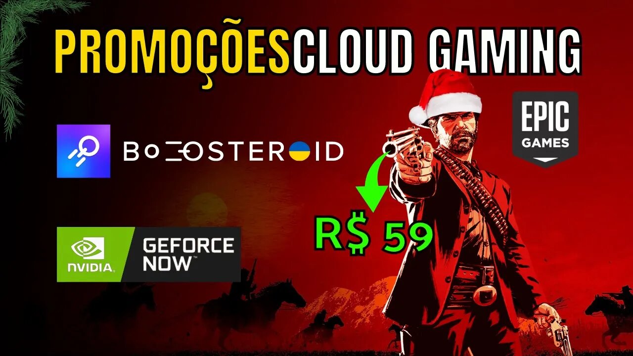 PROMOÇÕES INCRÍVEIS de NATAL na EPIC GAMES para jogos do BOOSTEROID e GEFORCE NOW