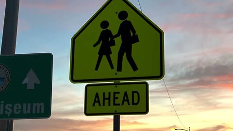 First Day of School Zone Caution Lights
