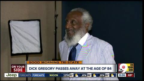 Legendary comedian, civil rights activist Dick Gregory dies at 84