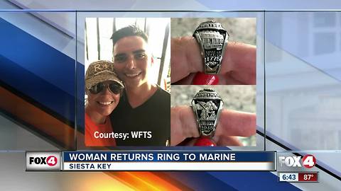 Woman returns lost Marine Corps ring to its owner thanks to social media