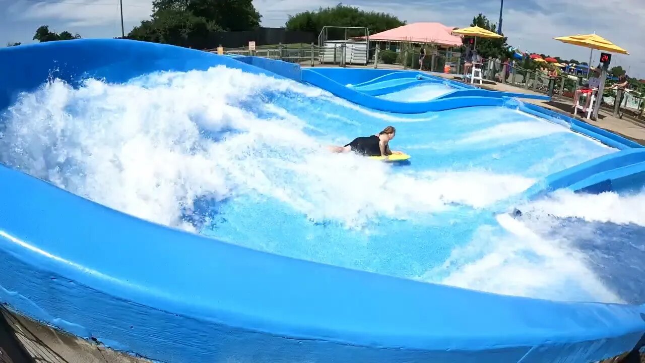 flowrider - Chris - 1 at Soak City, Kings Island