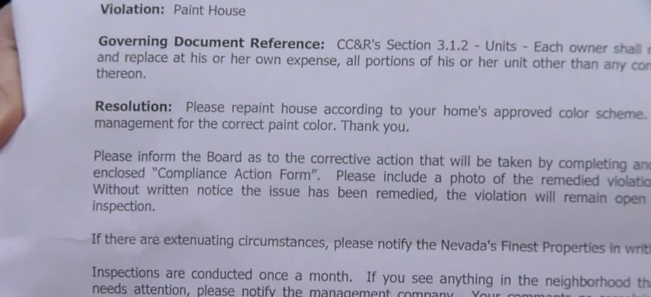 House painting letters frustrate homeowners in Silverado Ranch community