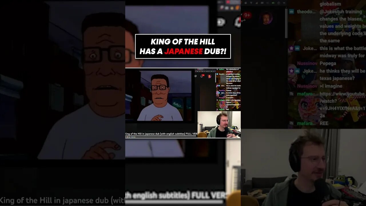 King of The hill has a JAPANESE DUB?! #Shorts #Anime