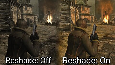 Resident Evil 4 Reshade On/Off Comparison