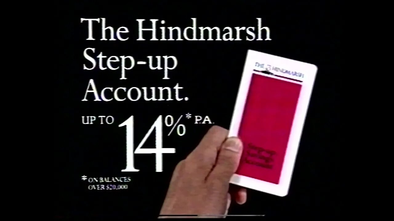 TVC - The Hindmarsh Building Society Step-up Account (1990)