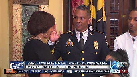 Search continues for new Baltimore Police Commissioner