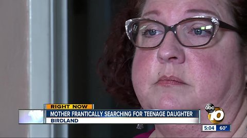 San Diego mother searching for teenage daughter