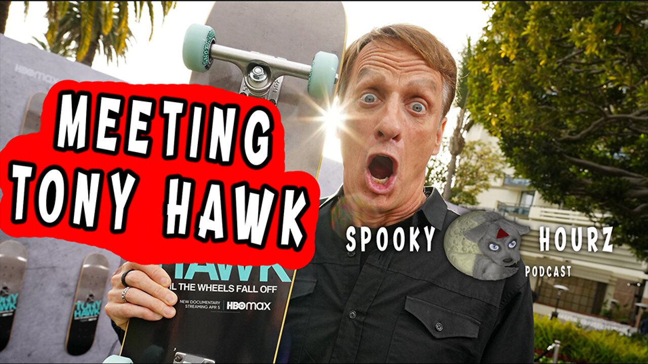 Meeting Tony Hawk! And slamming the door on him...