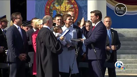 Ron DeSantis sworn in as Florida's 46th Governor, lays out plan for state's future