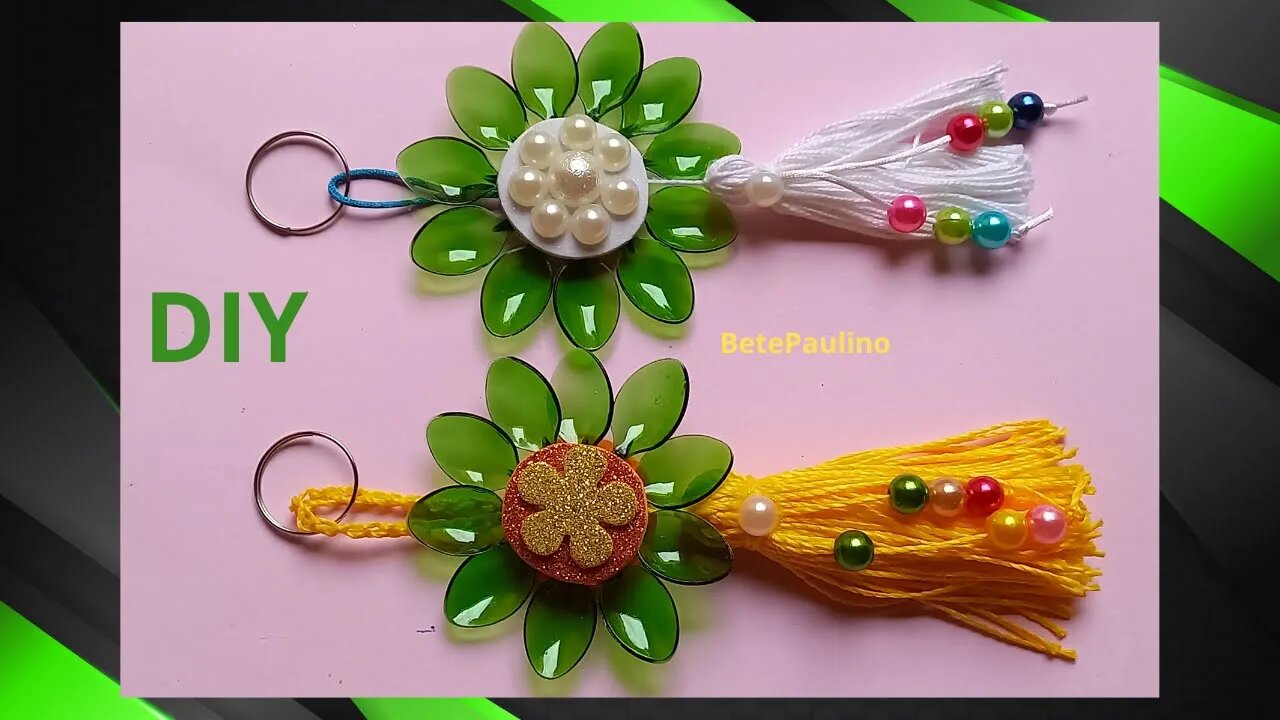 GANHE DINHEIRO FAZENDO CHAVEIRO 2 /FLOWER KEYCHAIN