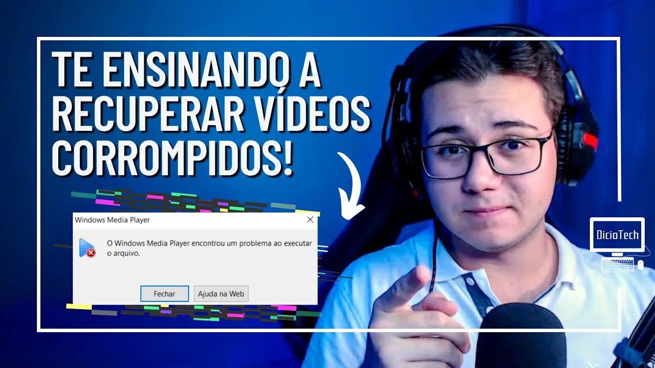 Como recuperar vídeos CORROMPIDOS MP4, AVI, MOV com programa gratuito!