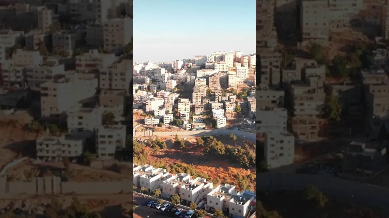 Palestinian Town, Behind Concrete Wall