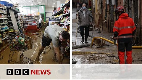 Thousands evacuated as Málaga hit with torrential rain following Spain deadly floods | BBC News