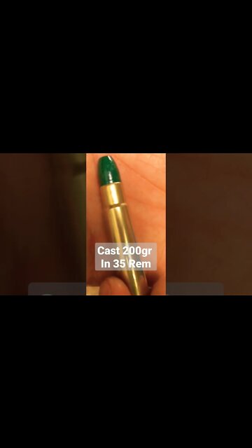 Seating Some Cast 200gr Bullets In 35 Remington On The Rock Chucker 🤘